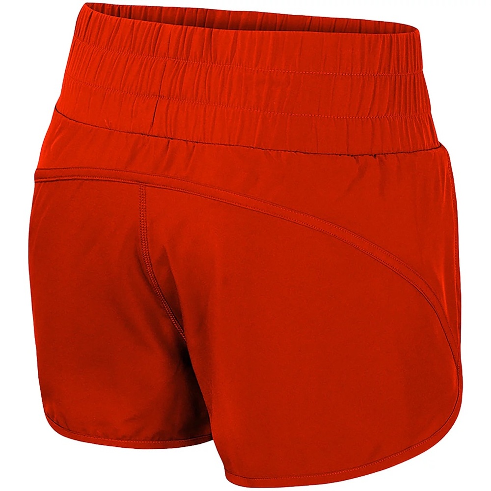 Women's Orange Athletic or Casual Shorts - Picture 2 of 3